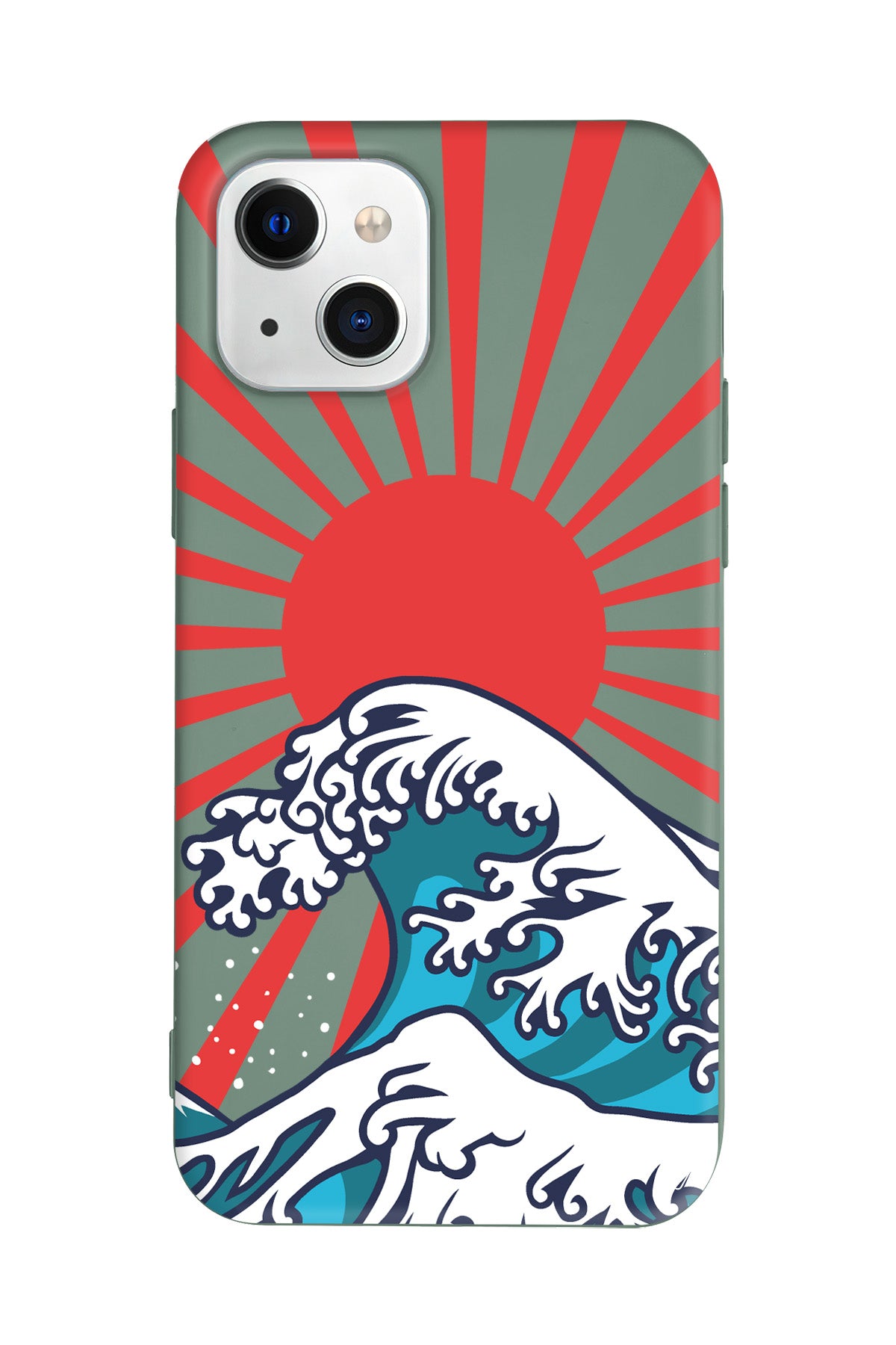 Japan Wave Lansman Model İçi Kadife Silikon Telefon Kılıfı – Plus Serisine Özel