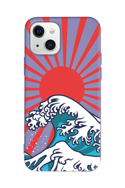 Japan Wave Lansman Model İçi Kadife Silikon Telefon Kılıfı – Plus Serisine Özel