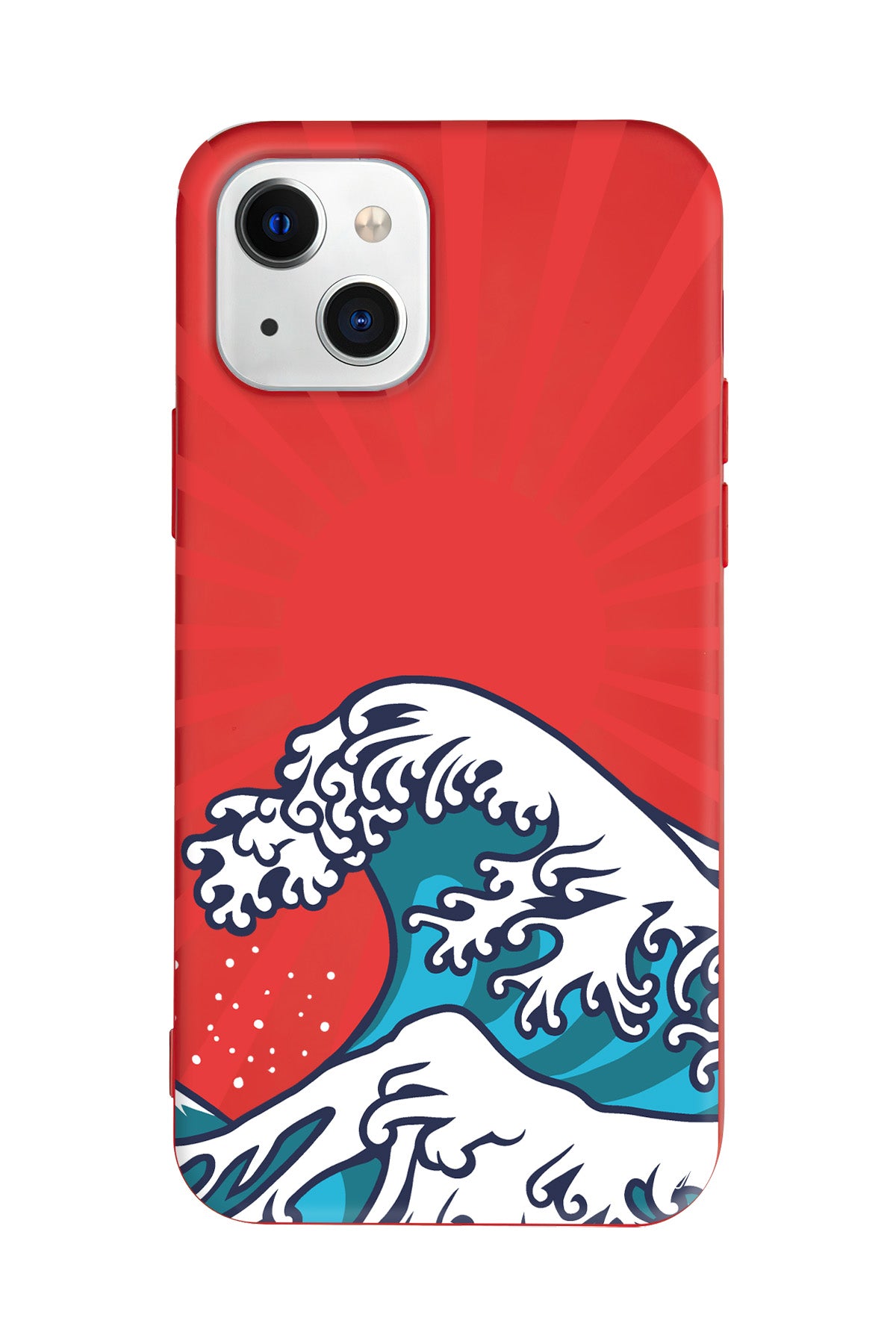 Japan Wave Lansman Model İçi Kadife Silikon Telefon Kılıfı – Plus Serisine Özel