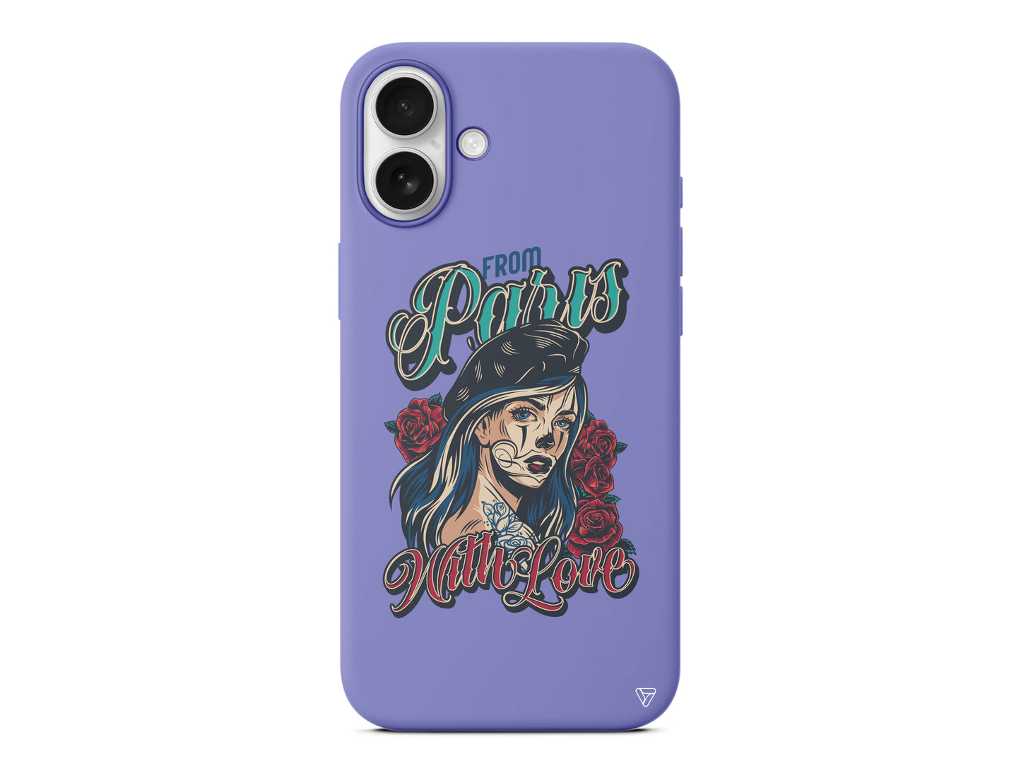 Paris Girl Lansman Model İçi Kadife Silikon Telefon Kılıfı – Plus Serisine Özel