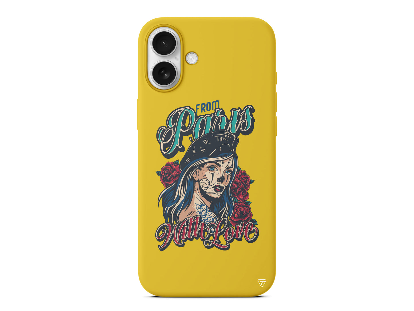 Paris Girl Lansman Model İçi Kadife Silikon Telefon Kılıfı – Plus Serisine Özel