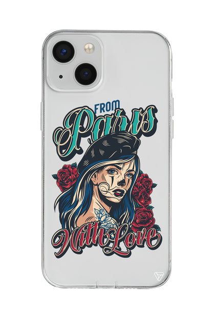 Paris Girl Lansman Model İçi Kadife Silikon Telefon Kılıfı