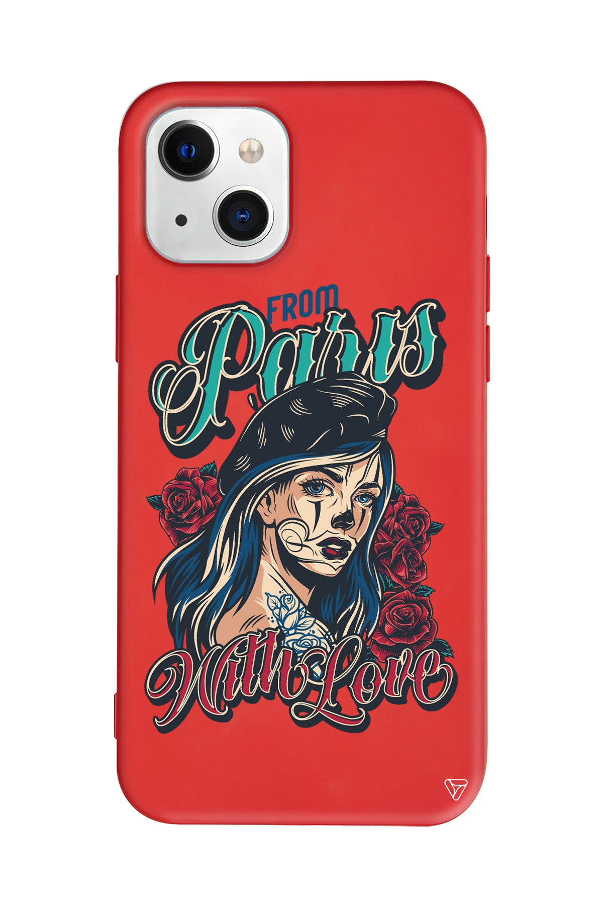 Paris Girl Lansman Model İçi Kadife Silikon Telefon Kılıfı – Plus Serisine Özel