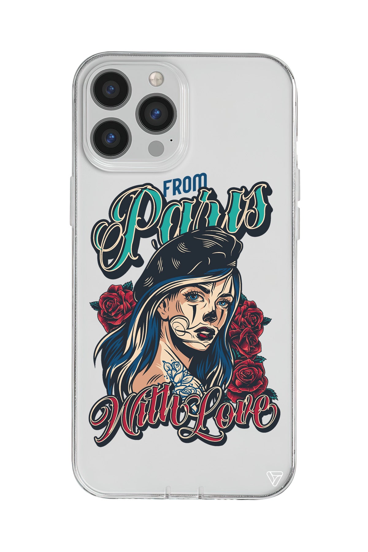 Paris Girl Lansman Model İçi Kadife Silikon Telefon Kılıfı