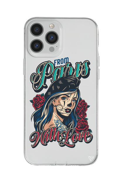 Paris Girl Lansman Model İçi Kadife Silikon Telefon Kılıfı