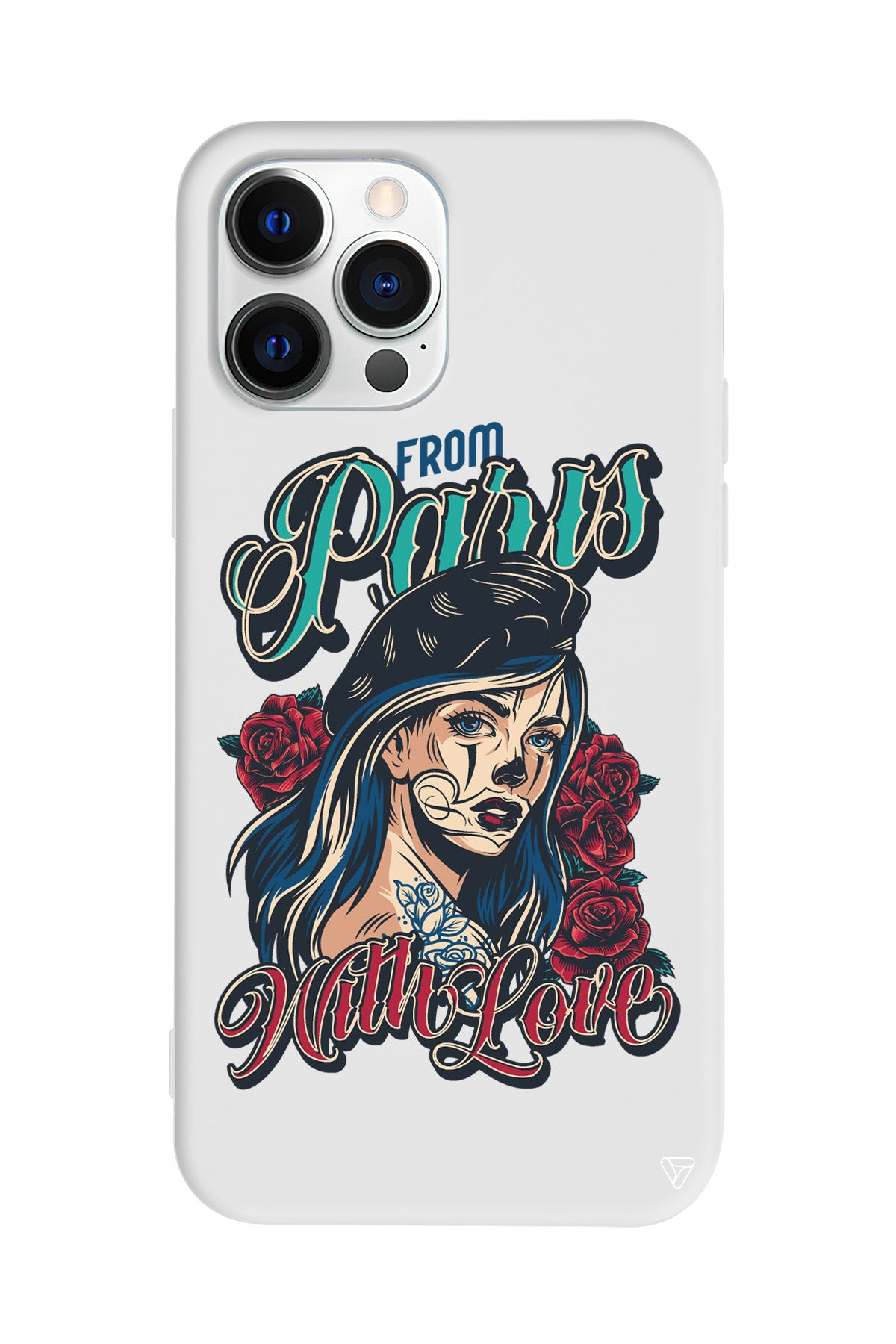 Paris Girl Lansman Model İçi Kadife Silikon Telefon Kılıfı