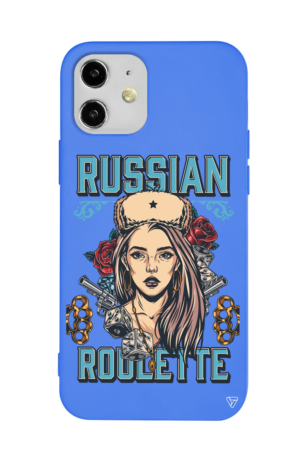 Russian Girl Lansman Model İçi Kadife Silikon Telefon Kılıfı