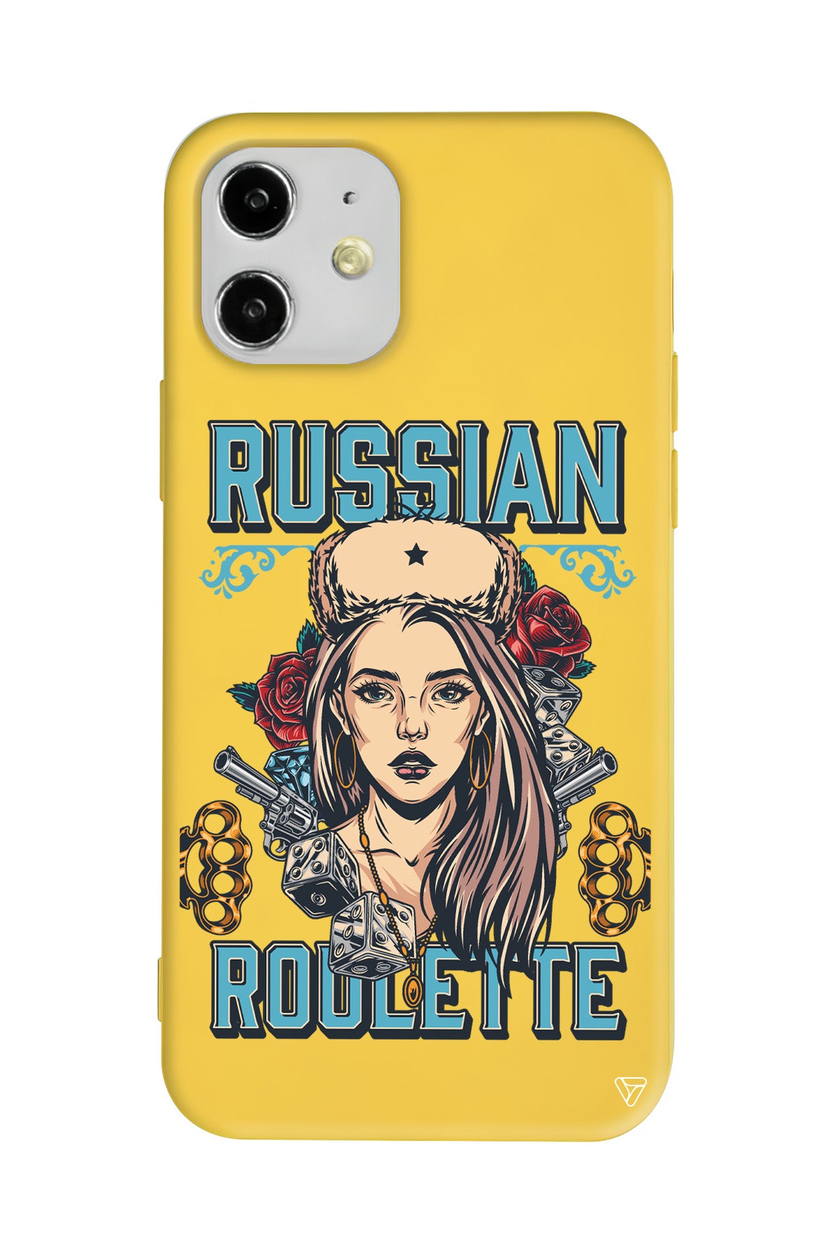 Russian Girl Lansman Model İçi Kadife Silikon Telefon Kılıfı