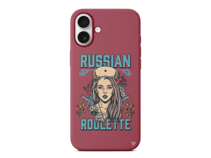 Russian Girl Lansman Model İçi Kadife Silikon Telefon Kılıfı – Plus Serisine Özel