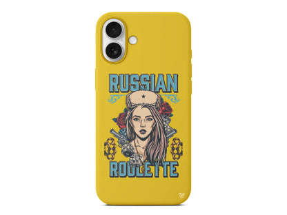 Russian Girl Lansman Model İçi Kadife Silikon Telefon Kılıfı – Plus Serisine Özel