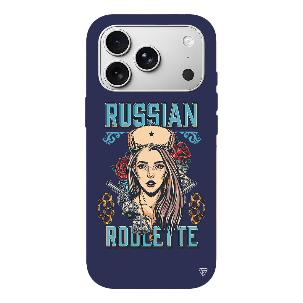 Russian Girl Lansman Model İçi Kadife Silikon Telefon Kılıfı
