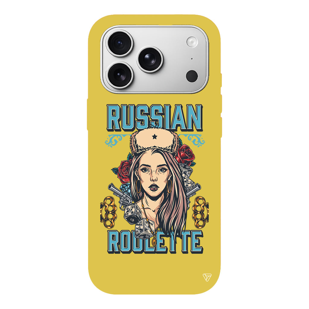 Russian Girl Lansman Model İçi Kadife Silikon Telefon Kılıfı
