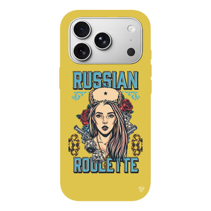 Russian Girl Lansman Model İçi Kadife Silikon Telefon Kılıfı