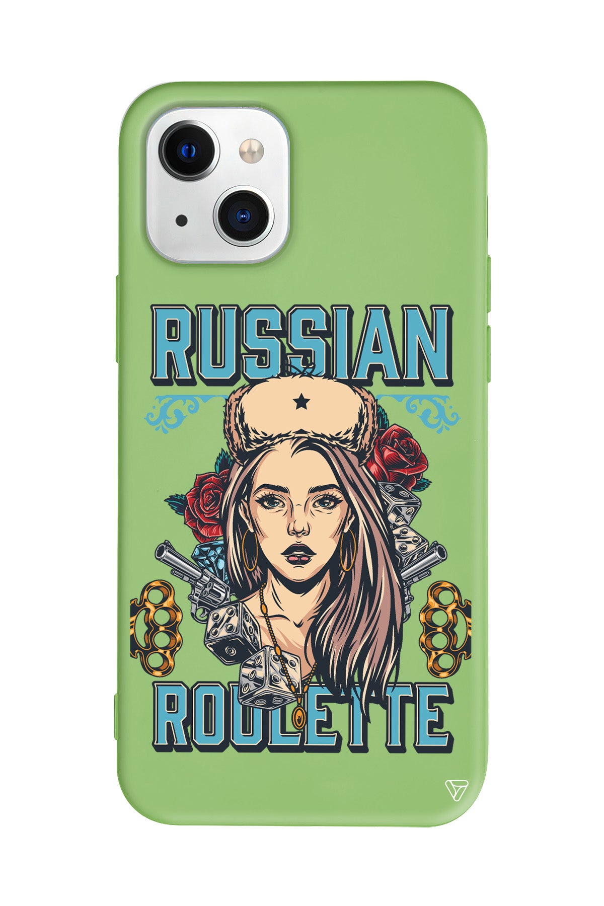 Russian Girl Lansman Model İçi Kadife Silikon Telefon Kılıfı