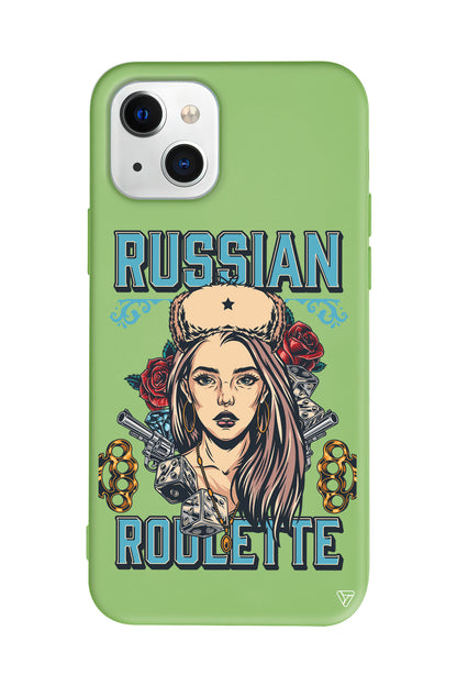 Russian Girl Lansman Model İçi Kadife Silikon Telefon Kılıfı