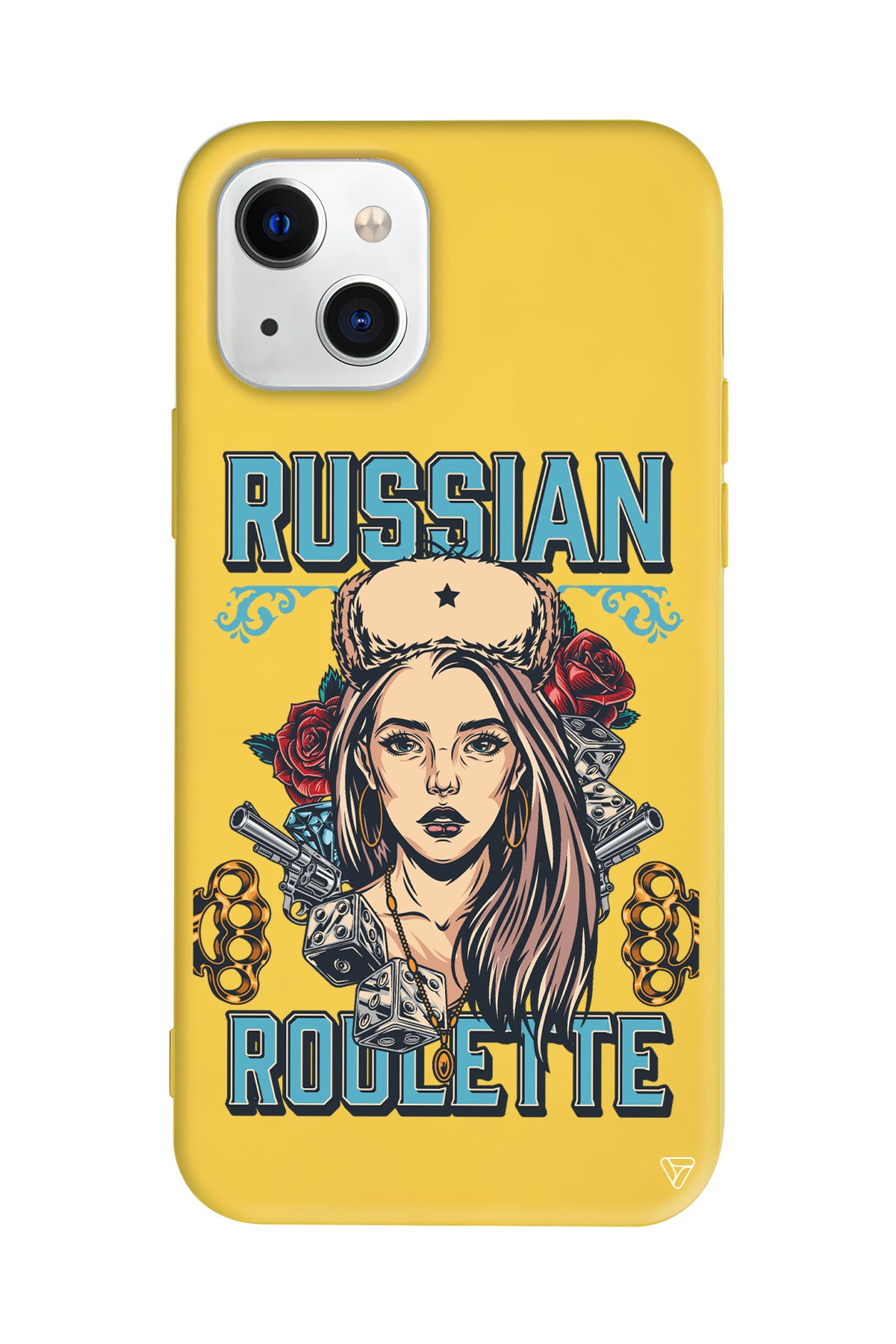 Russian Girl Lansman Model İçi Kadife Silikon Telefon Kılıfı