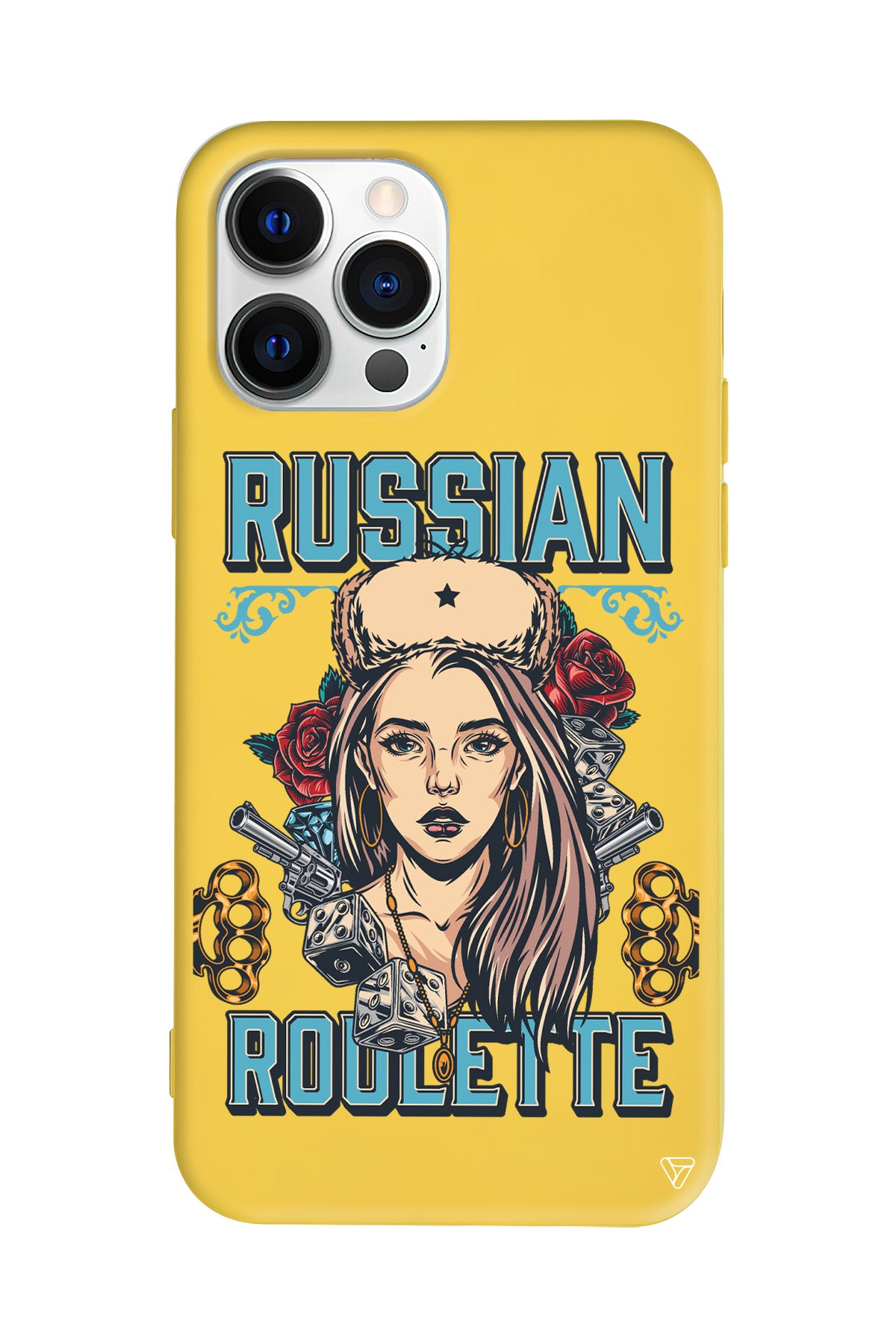 Russian Girl Lansman Model İçi Kadife Silikon Telefon Kılıfı