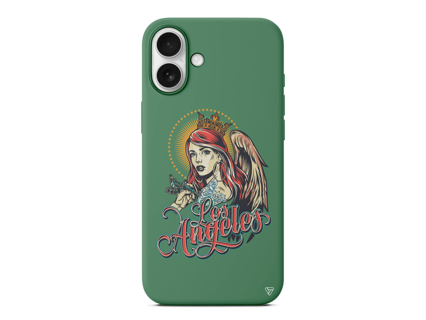 Los Angeles Lansman Model İçi Kadife Silikon Telefon Kılıfı – Plus Serisine Özel