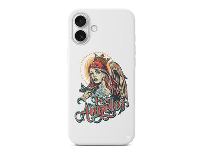 Los Angeles Lansman Model İçi Kadife Silikon Telefon Kılıfı – Plus Serisine Özel