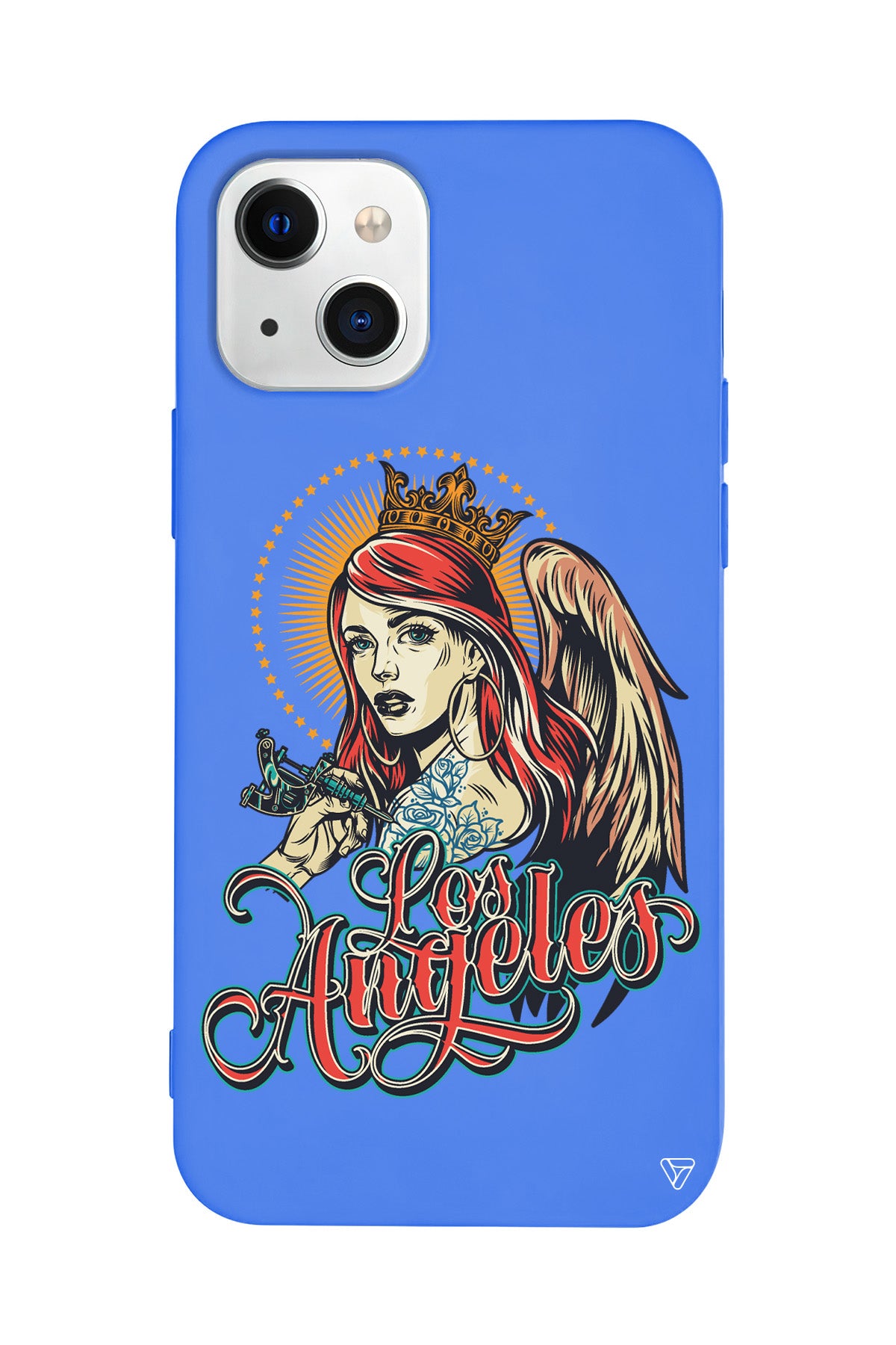 Los Angeles Lansman Model İçi Kadife Silikon Telefon Kılıfı – Plus Serisine Özel