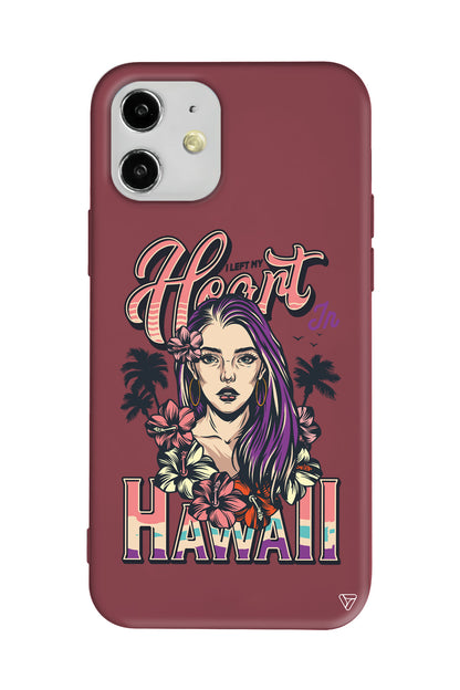 Hawai Lansman Model İçi Kadife Silikon Telefon Kılıfı