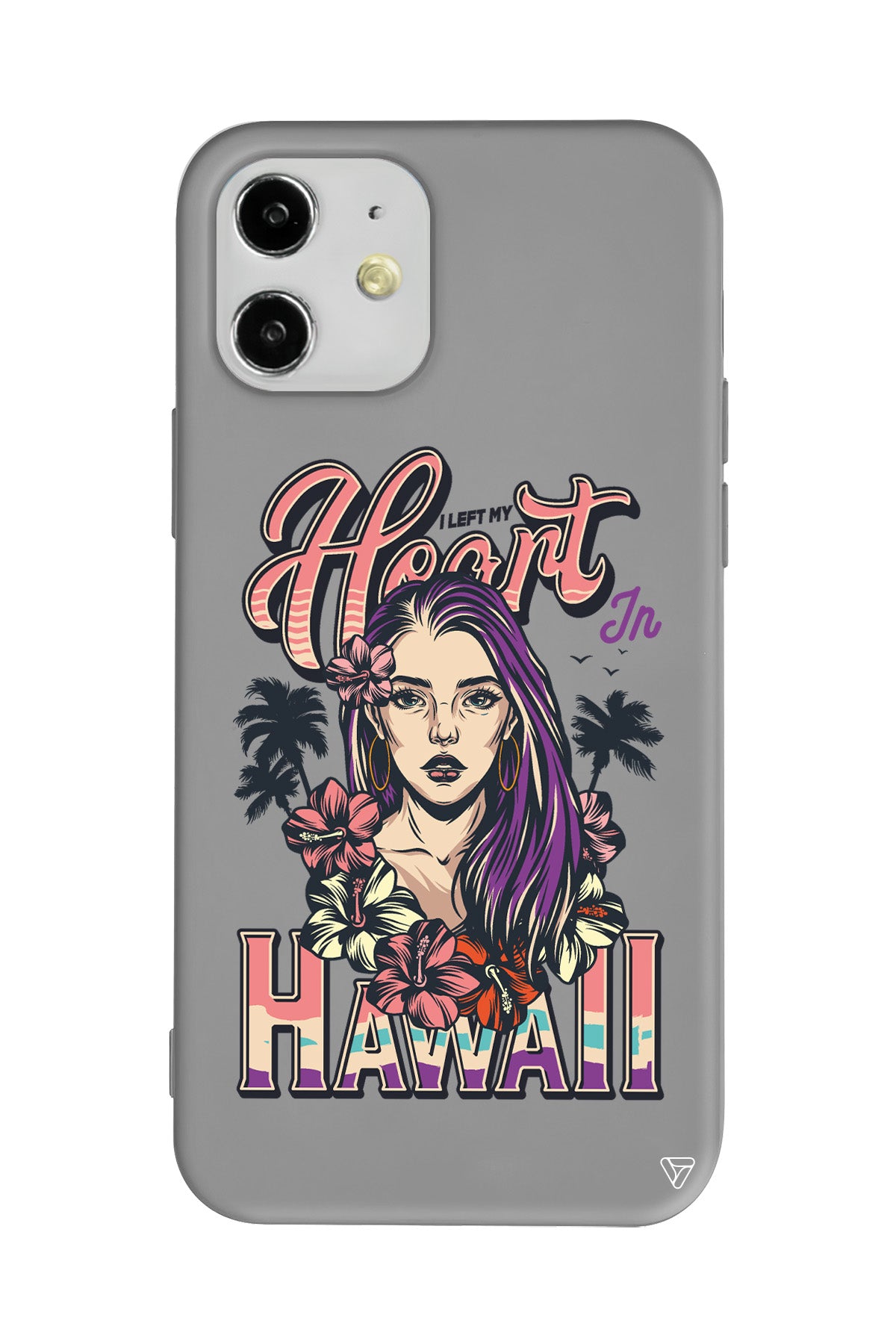 Hawai Lansman Model İçi Kadife Silikon Telefon Kılıfı