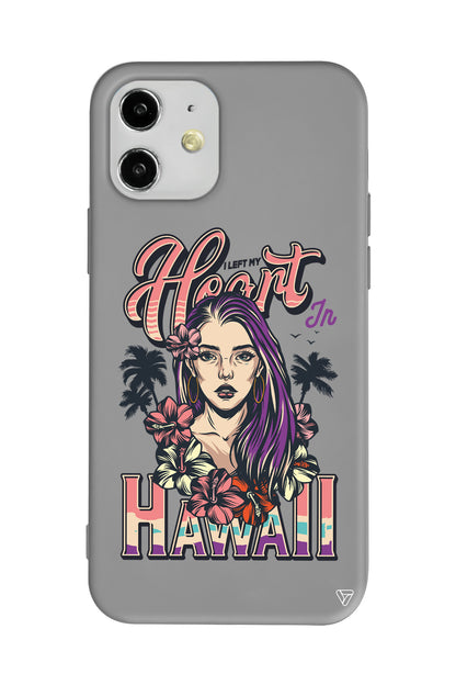 Hawai Lansman Model İçi Kadife Silikon Telefon Kılıfı