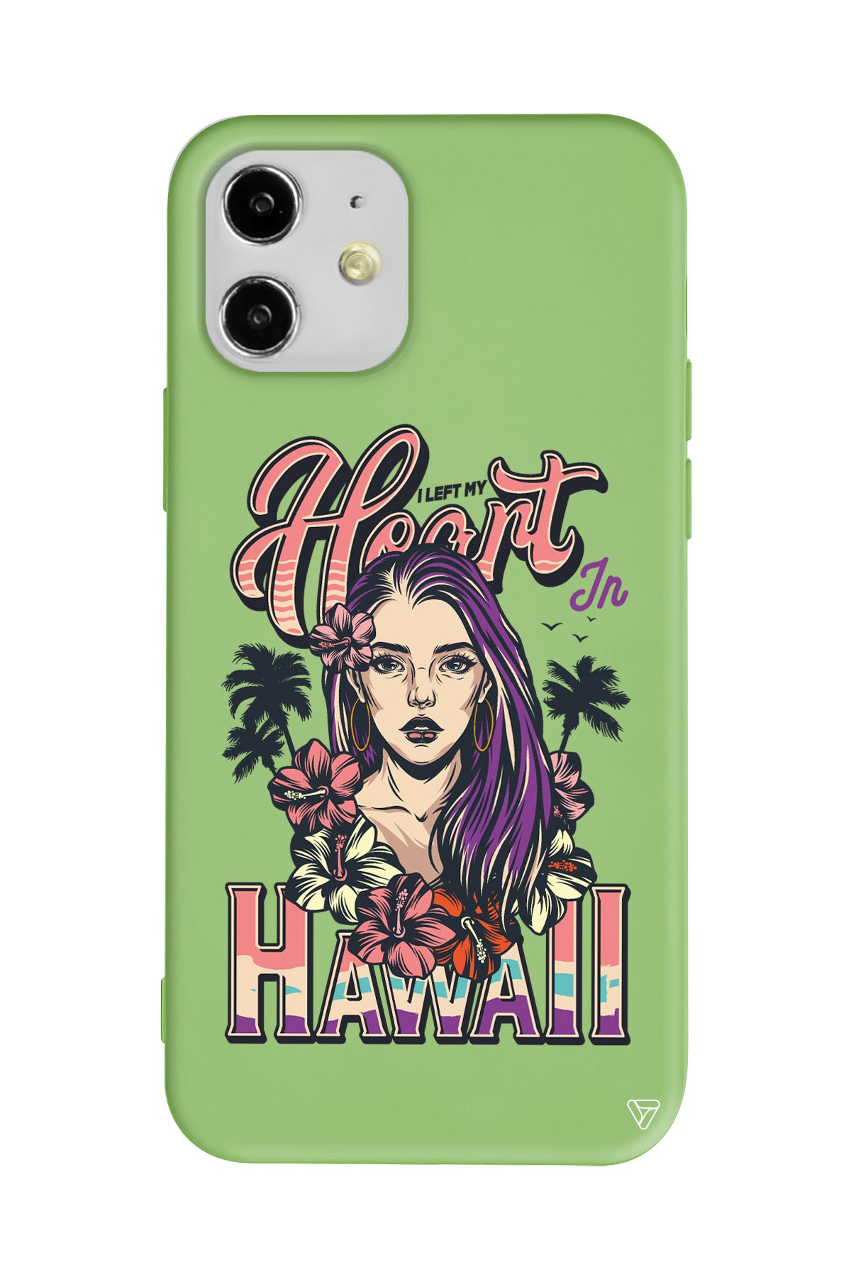 Hawai Lansman Model İçi Kadife Silikon Telefon Kılıfı