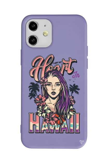 Hawai Lansman Model İçi Kadife Silikon Telefon Kılıfı