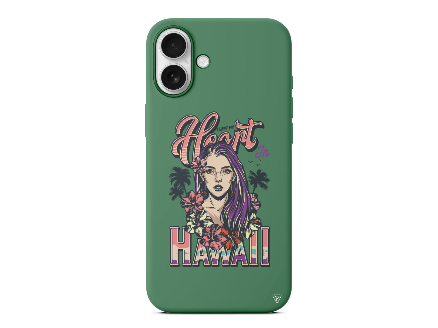 Hawai Lansman Model İçi Kadife Silikon Telefon Kılıfı