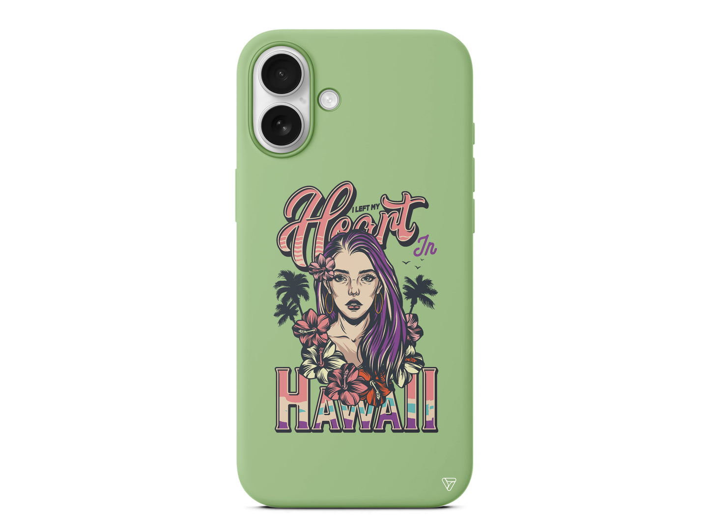 Hawai Lansman Model İçi Kadife Silikon Telefon Kılıfı