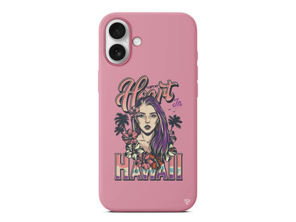 Hawai Lansman Model İçi Kadife Silikon Telefon Kılıfı