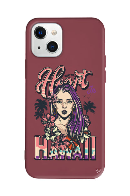 Hawai Lansman Model İçi Kadife Silikon Telefon Kılıfı