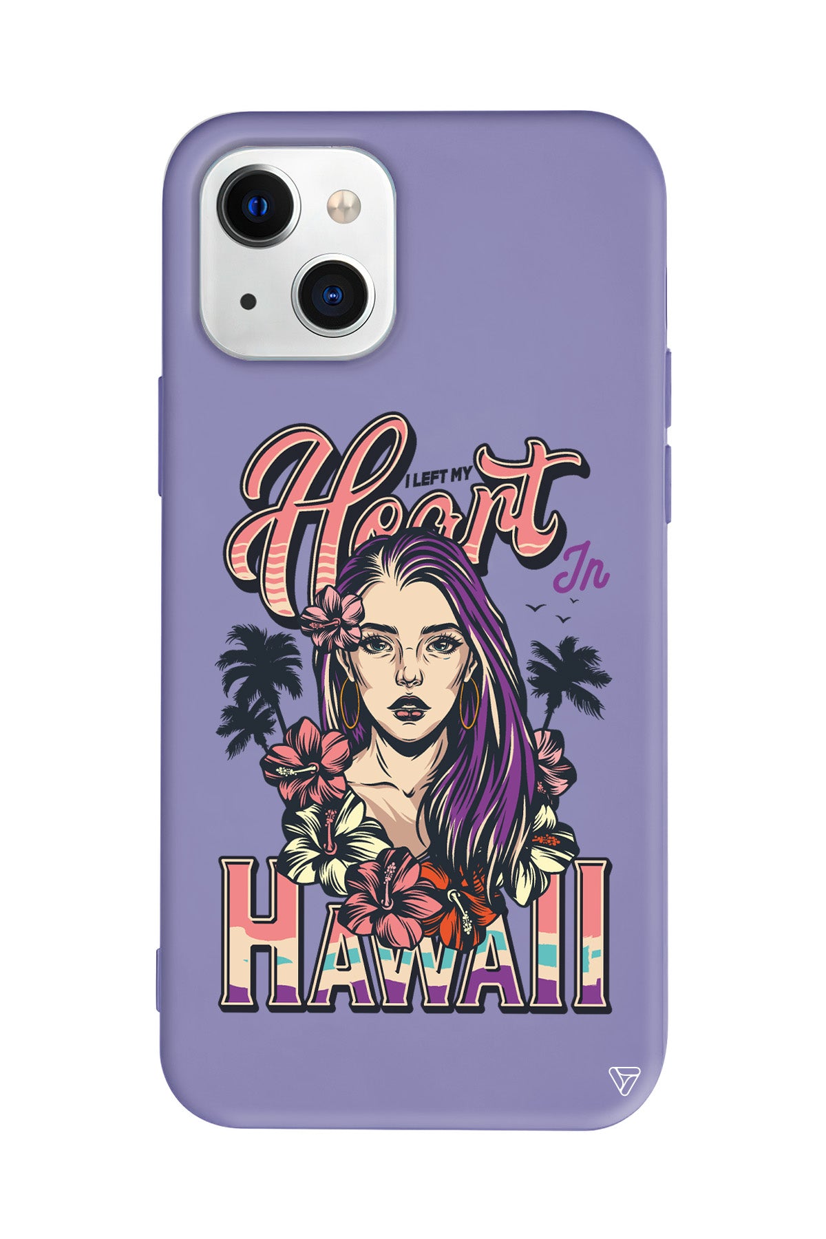 Hawai Lansman Model İçi Kadife Silikon Telefon Kılıfı