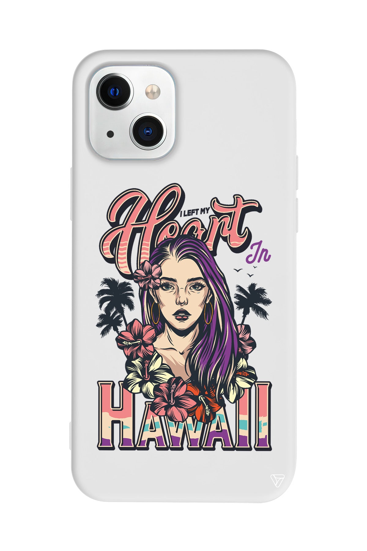 Hawai Lansman Model İçi Kadife Silikon Telefon Kılıfı