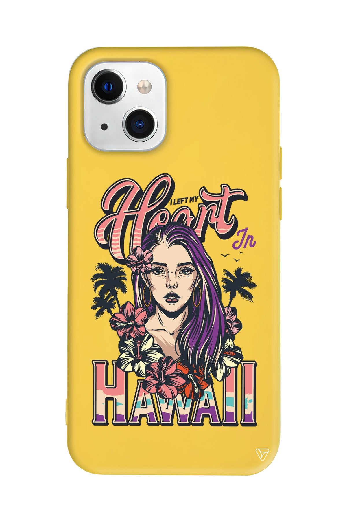 Hawai Lansman Model İçi Kadife Silikon Telefon Kılıfı