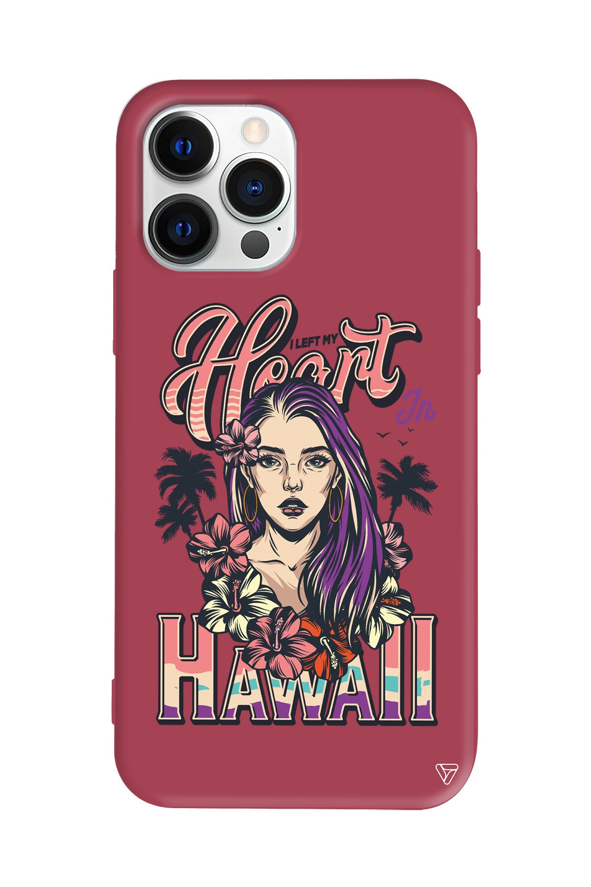 Hawai Lansman Model İçi Kadife Silikon Telefon Kılıfı