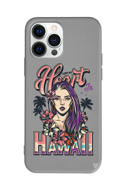 Hawai Lansman Model İçi Kadife Silikon Telefon Kılıfı