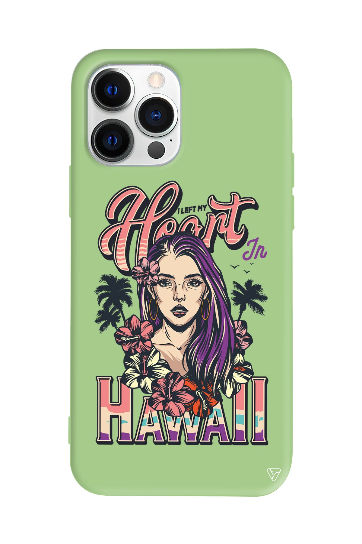 Hawai Lansman Model İçi Kadife Silikon Telefon Kılıfı