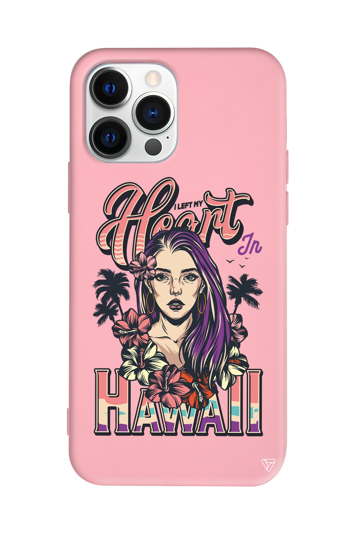 Hawai Lansman Model İçi Kadife Silikon Telefon Kılıfı