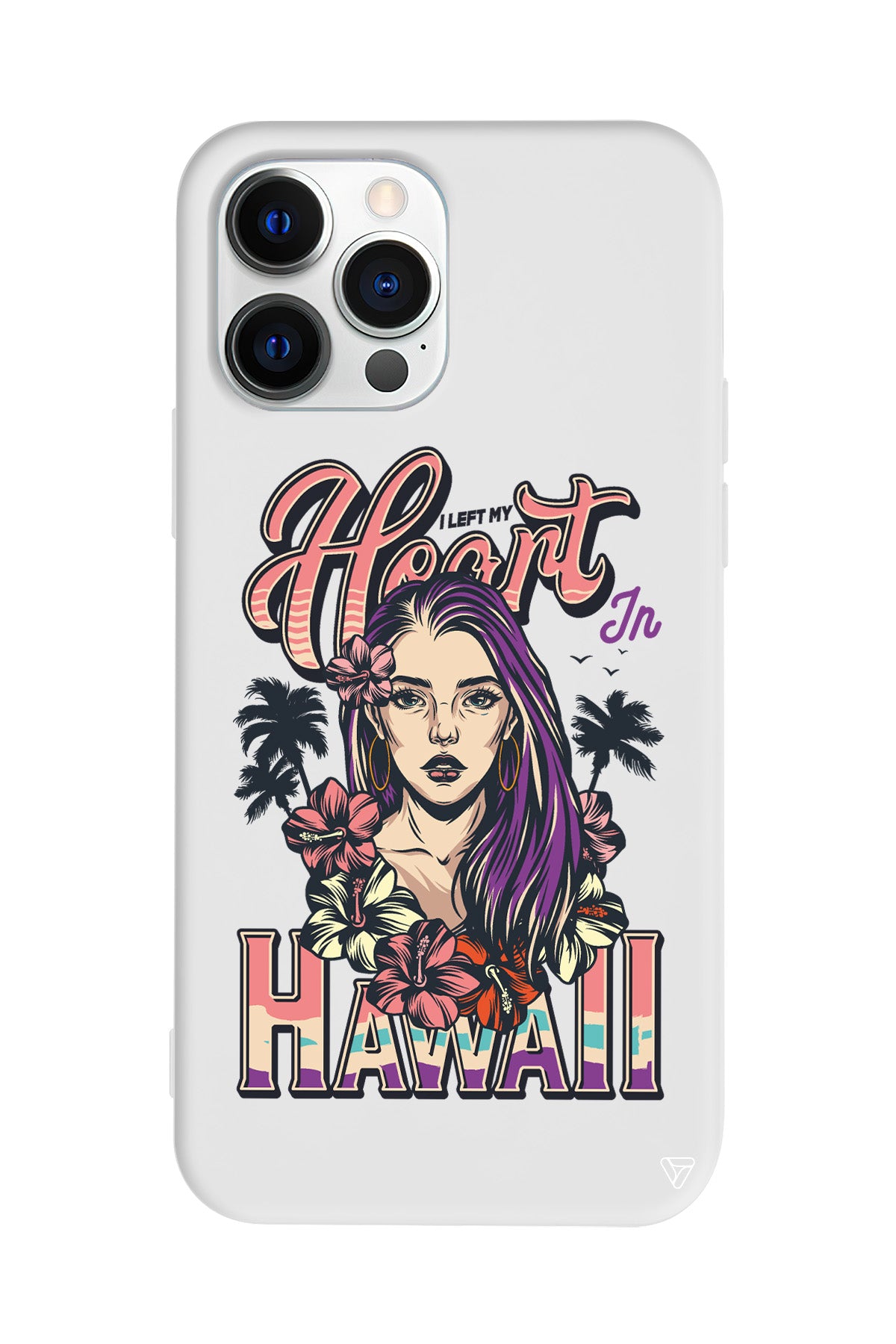 Hawai Lansman Model İçi Kadife Silikon Telefon Kılıfı