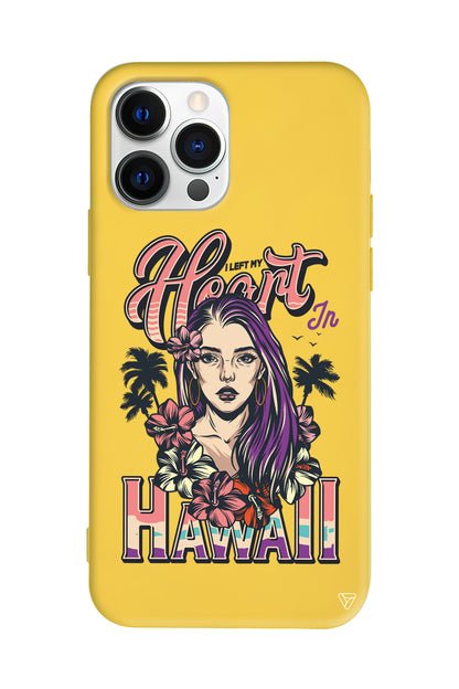 Hawai Lansman Model İçi Kadife Silikon Telefon Kılıfı