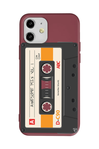 Kaset Lansman Model İçi Kadife Silikon Telefon Kılıfı