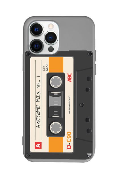 Kaset Lansman Model İçi Kadife Silikon Telefon Kılıfı