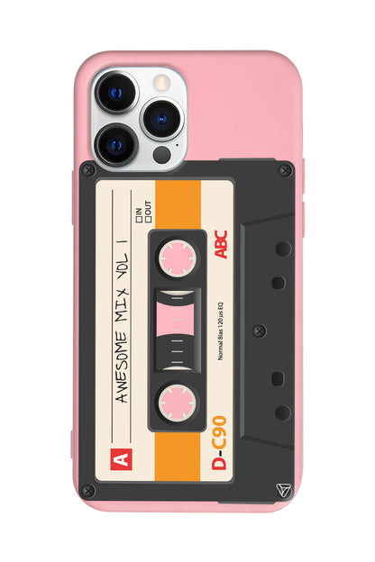 Kaset Lansman Model İçi Kadife Silikon Telefon Kılıfı