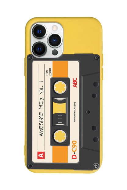 Kaset Lansman Model İçi Kadife Silikon Telefon Kılıfı