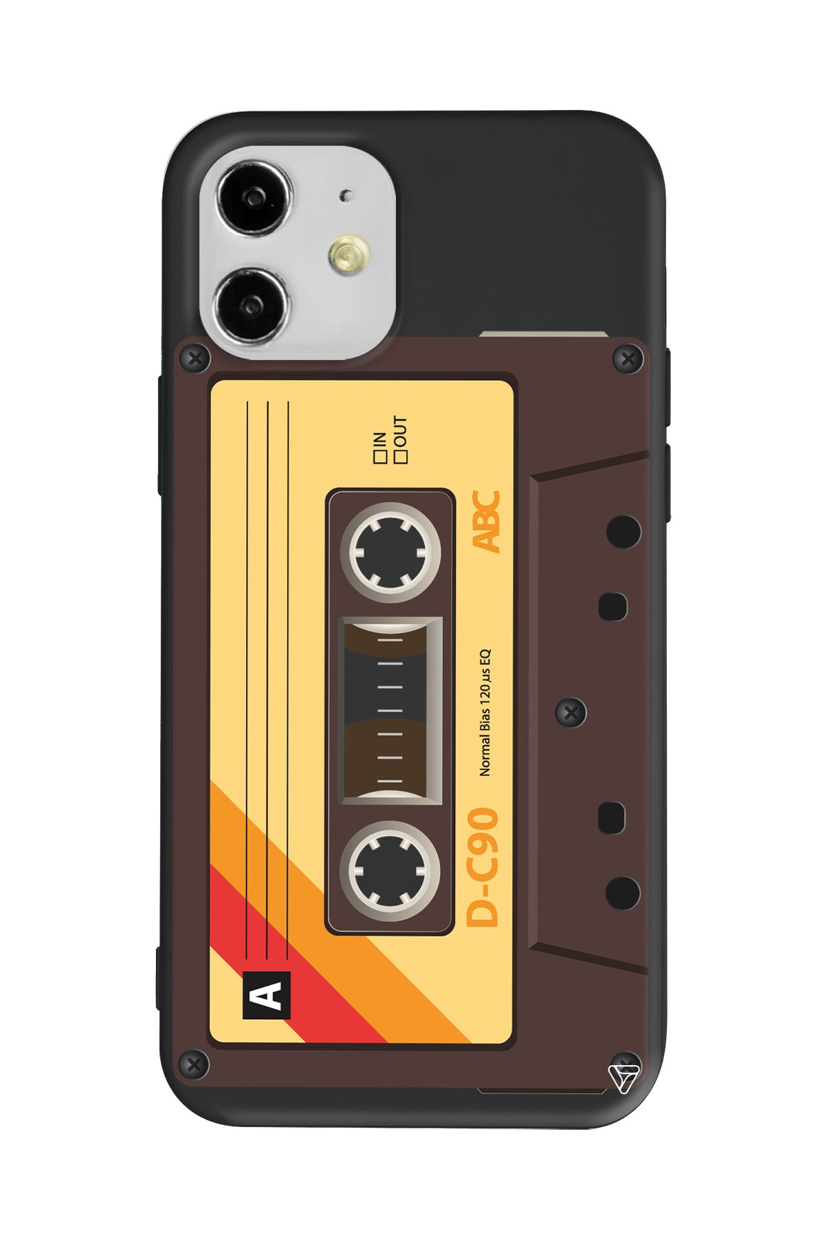 Awesome Kaset Lansman Model İçi Kadife Silikon Telefon Kılıfı