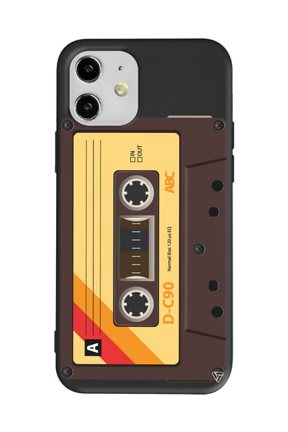 Awesome Kaset Lansman Model İçi Kadife Silikon Telefon Kılıfı