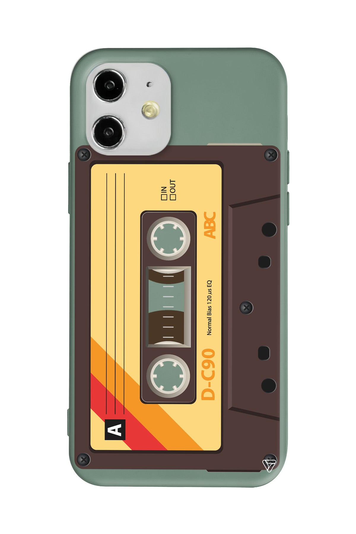 Awesome Kaset Lansman Model İçi Kadife Silikon Telefon Kılıfı