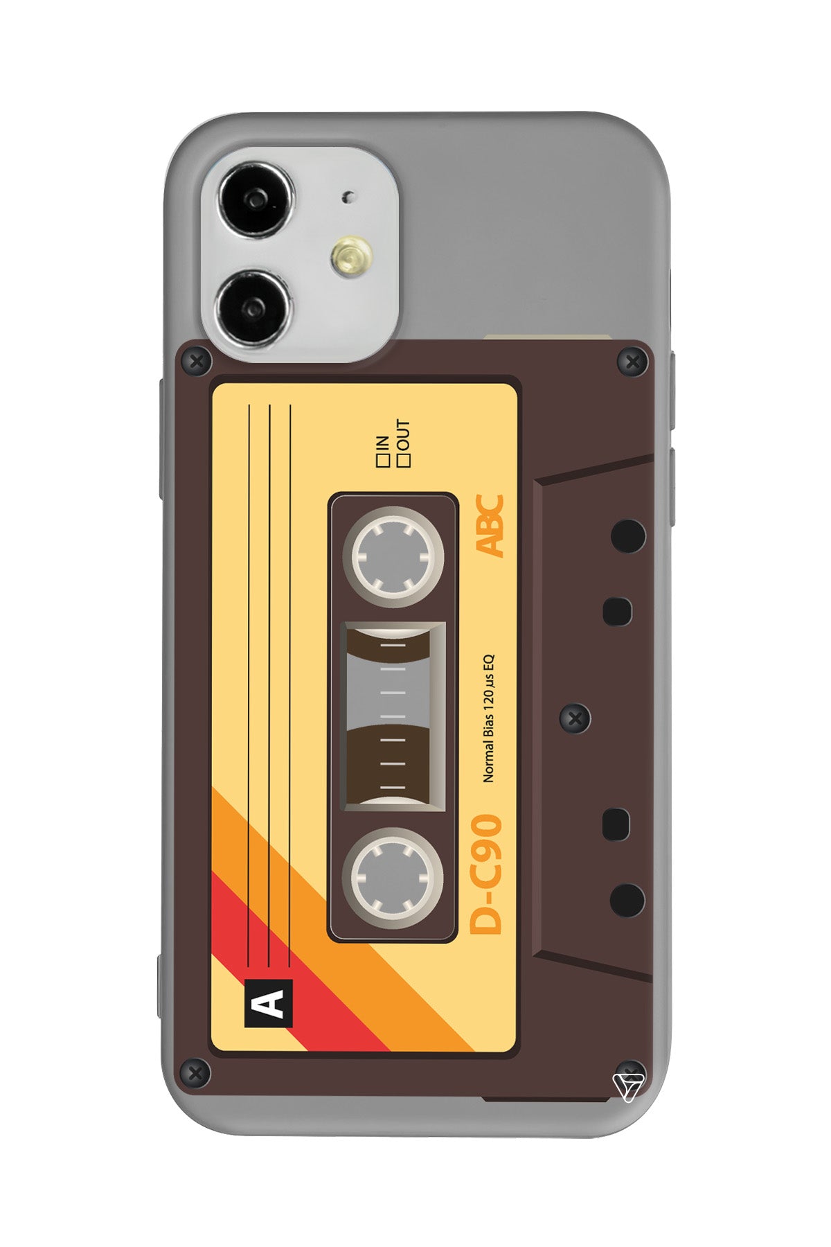 Awesome Kaset Lansman Model İçi Kadife Silikon Telefon Kılıfı